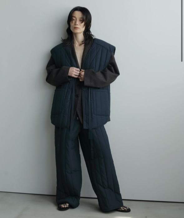 美品　タグ付き　anuke Padding Loose Pants　アンヌーク