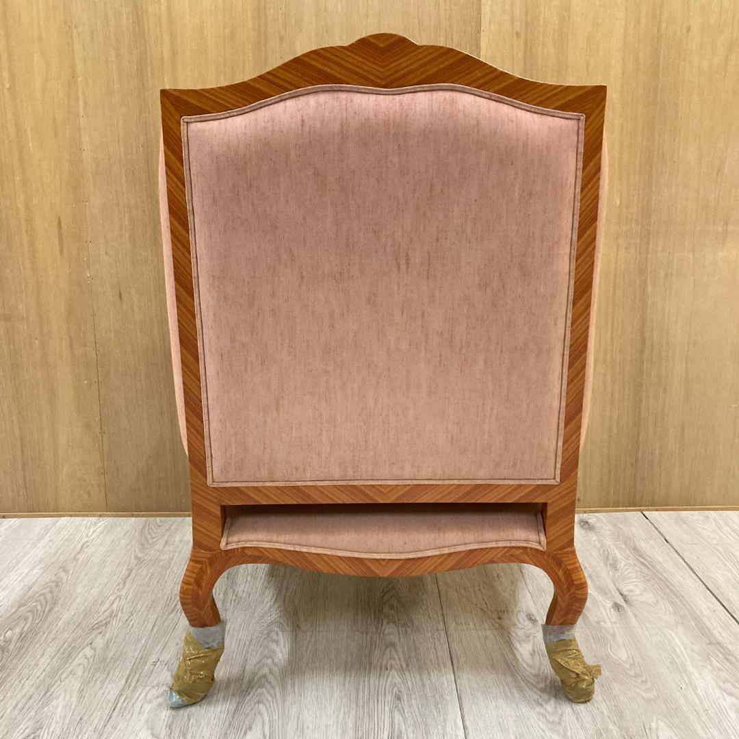 クラシック アームチェア シングルソファ ウィングバックチェア 一人掛け