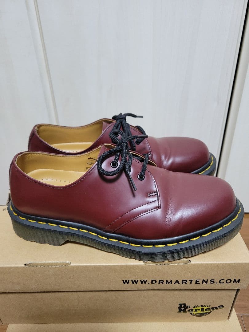 Dr. Martens 1461 チェリーレッド UK5（インソール付）