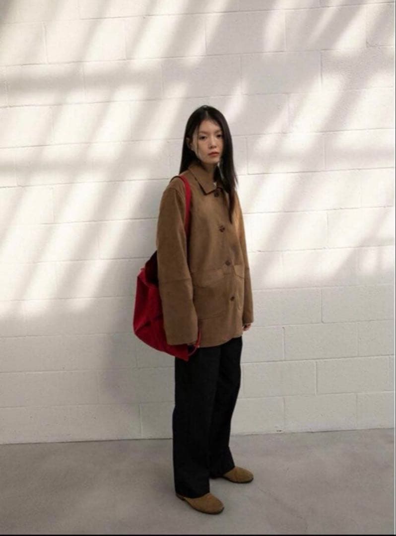 ジャケット・アウター OHOTORO Henry Suede Jacket