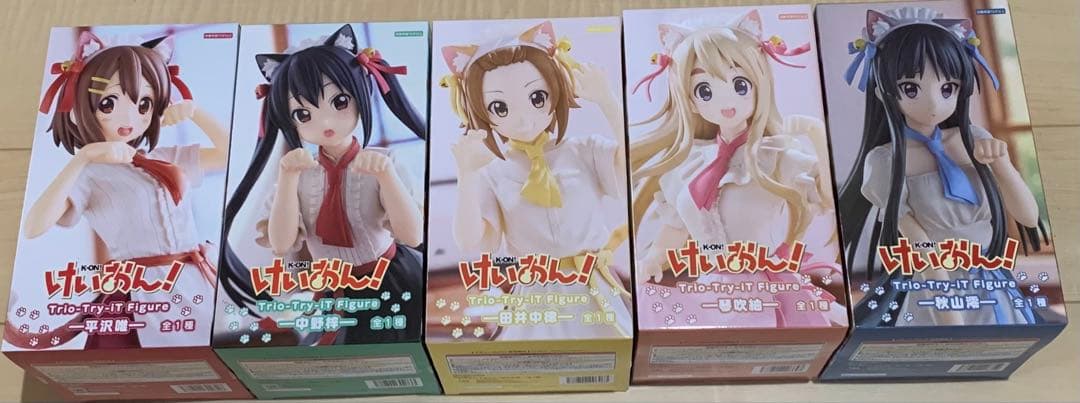 【未開封】けいおん！フィギュア 5体セット