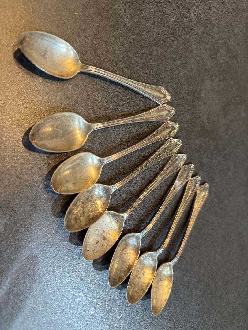 アンティークスプーン8本セット　シルバー950
