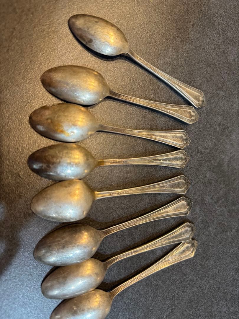 アンティークスプーン8本セット　シルバー950