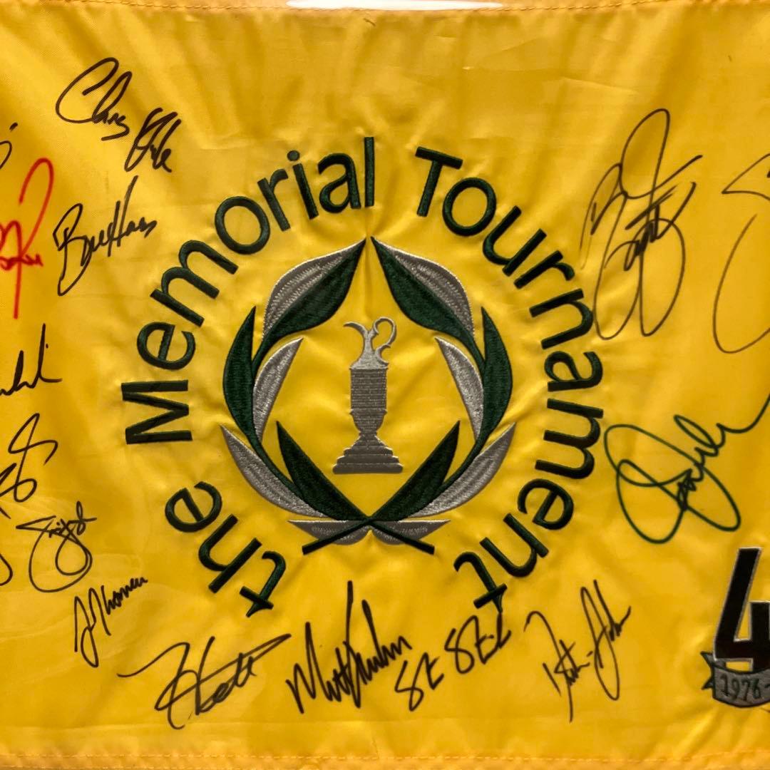 ゴルフフラッグ直筆サイン入り