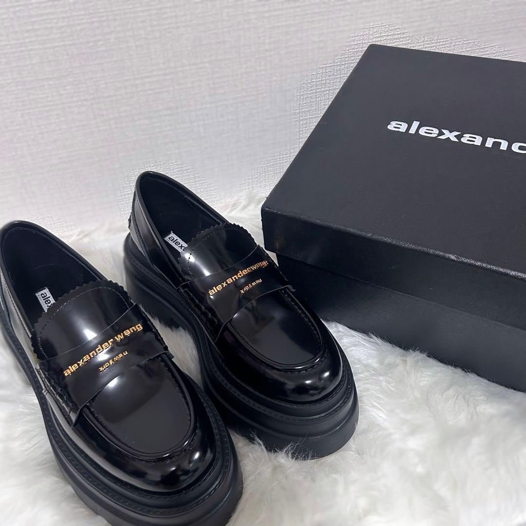ALEXANDER WANG CARTER 厚底 プラットフォーム ローファー