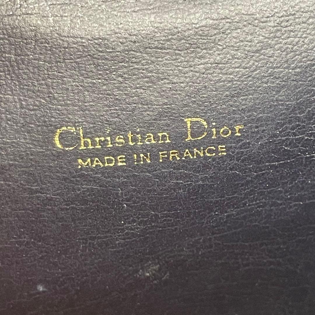 ChristianDior オールレザー　チェーンショルダーバッグ2WAY