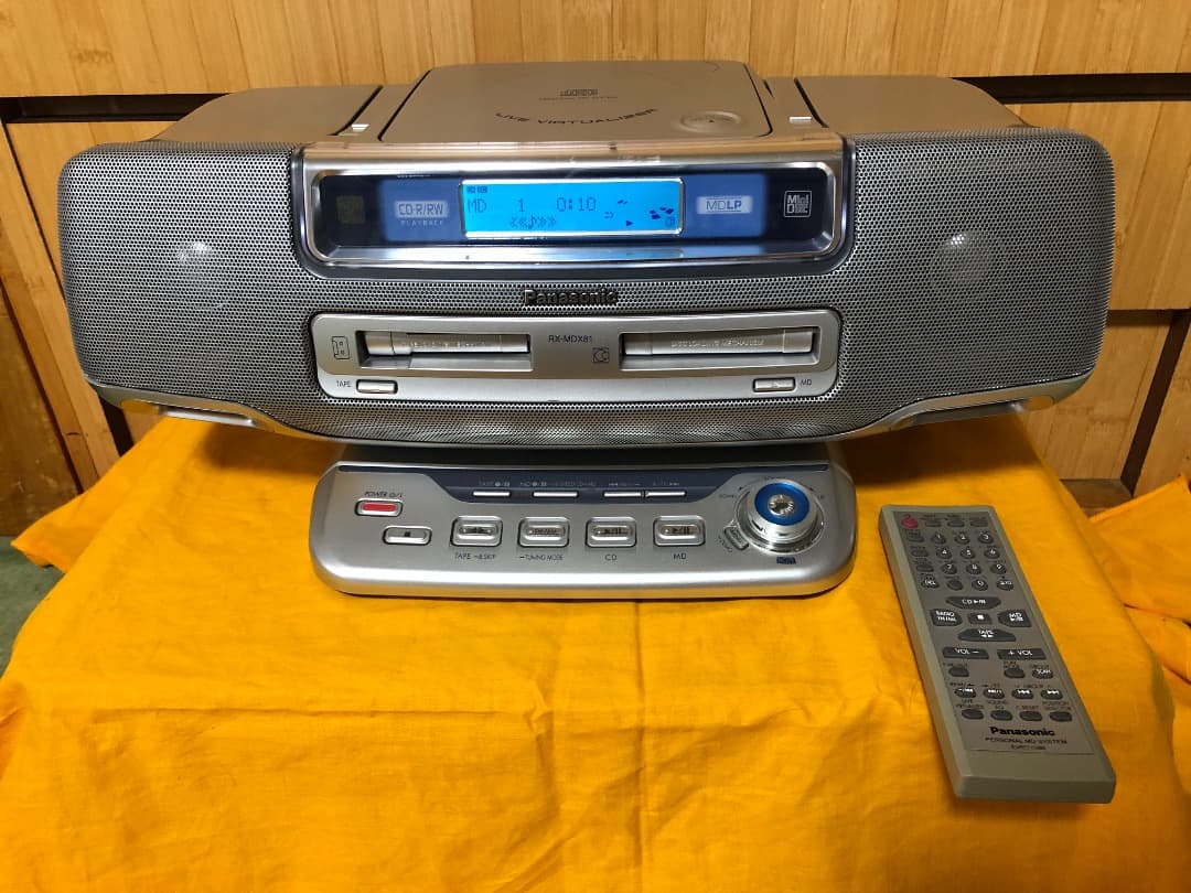 パナソニック MDラジカセ RX-MDX81