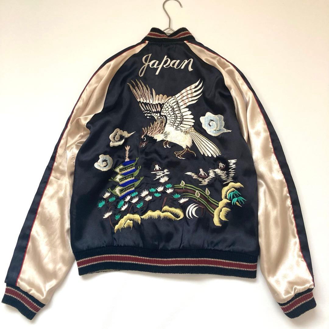 東洋エンターブライズ クローバーリーフ　スカジャン リバーシブル 2way 黒