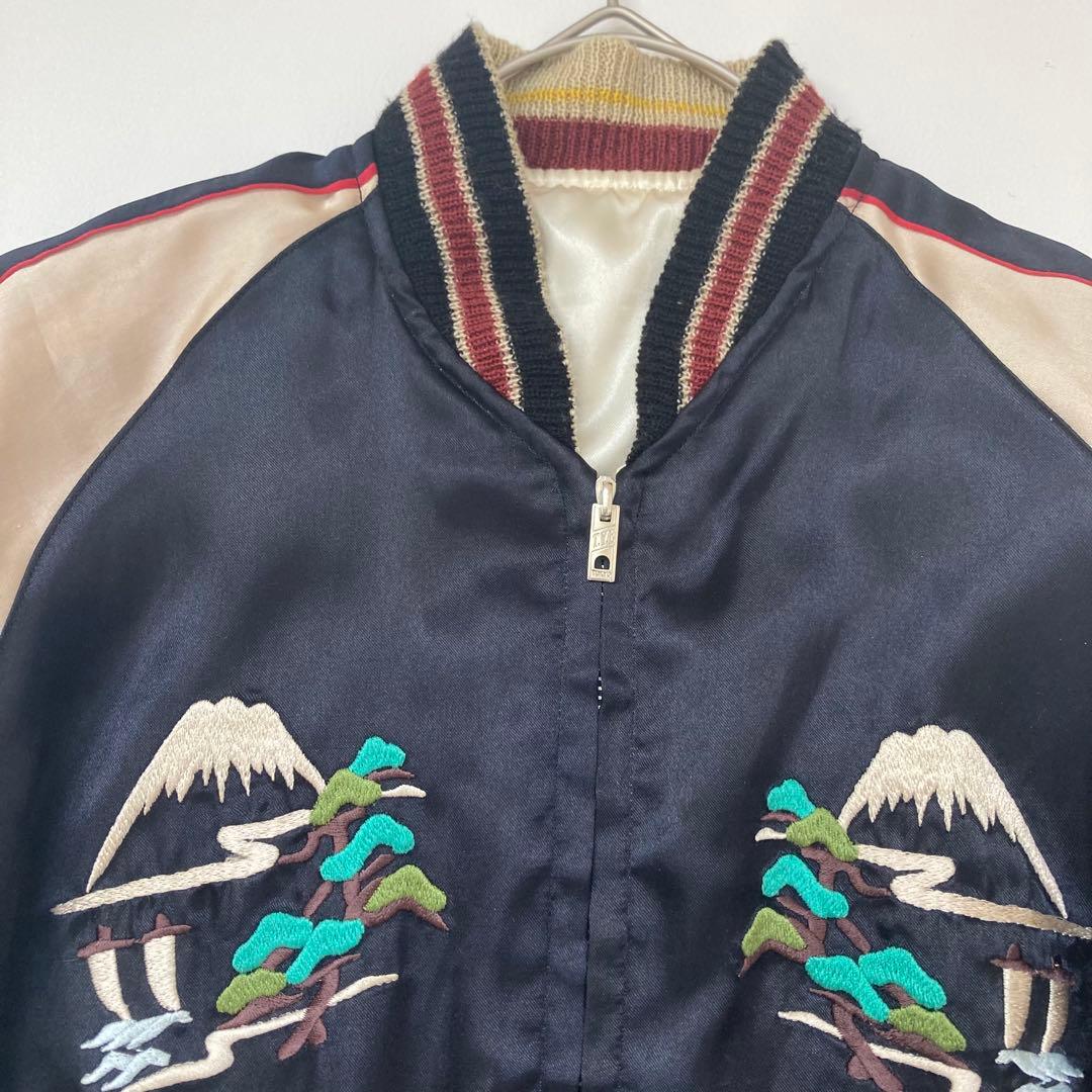 東洋エンターブライズ クローバーリーフ　スカジャン リバーシブル 2way 黒