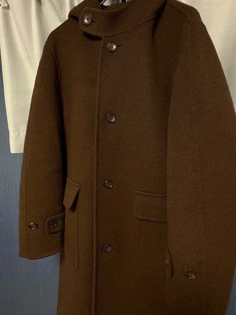 MUJI LABO カシミア混ダッフルコート　L