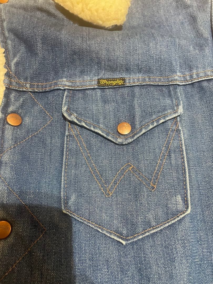 Wrangler デニムジャケット ランチコート USA製 ラングラー