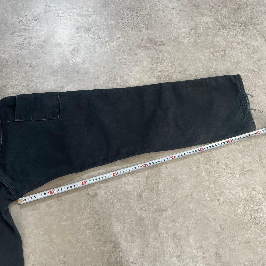 N*売様 カーハート ダブルニー ペインターパンツ ブラック 黒 W32×L32
