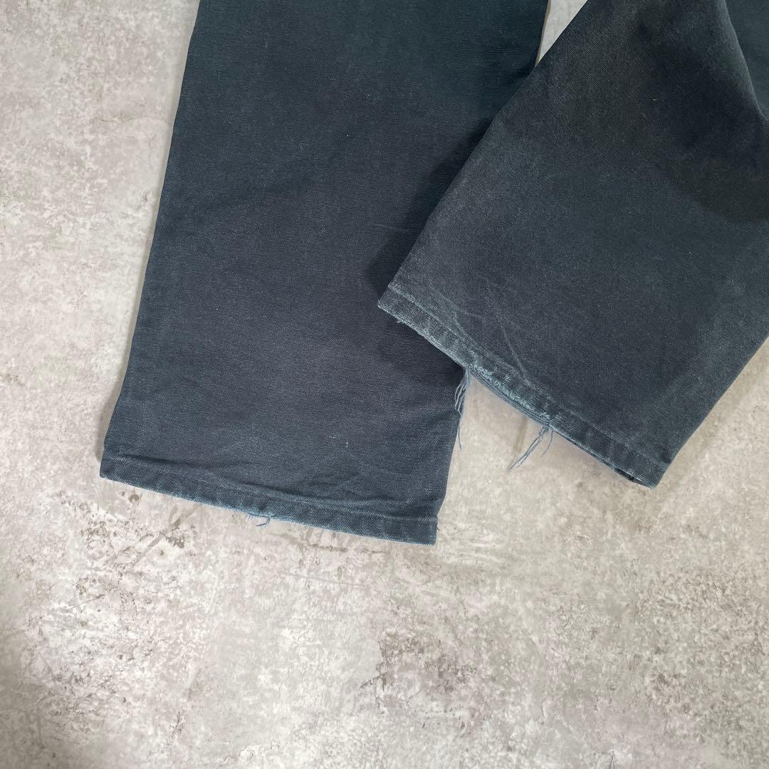 N*売様 カーハート ダブルニー ペインターパンツ ブラック 黒 W32×L32