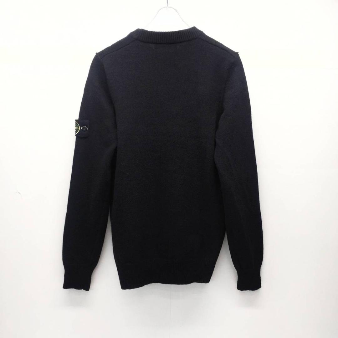 STONE  クルーネック ニット セーター ブラック M