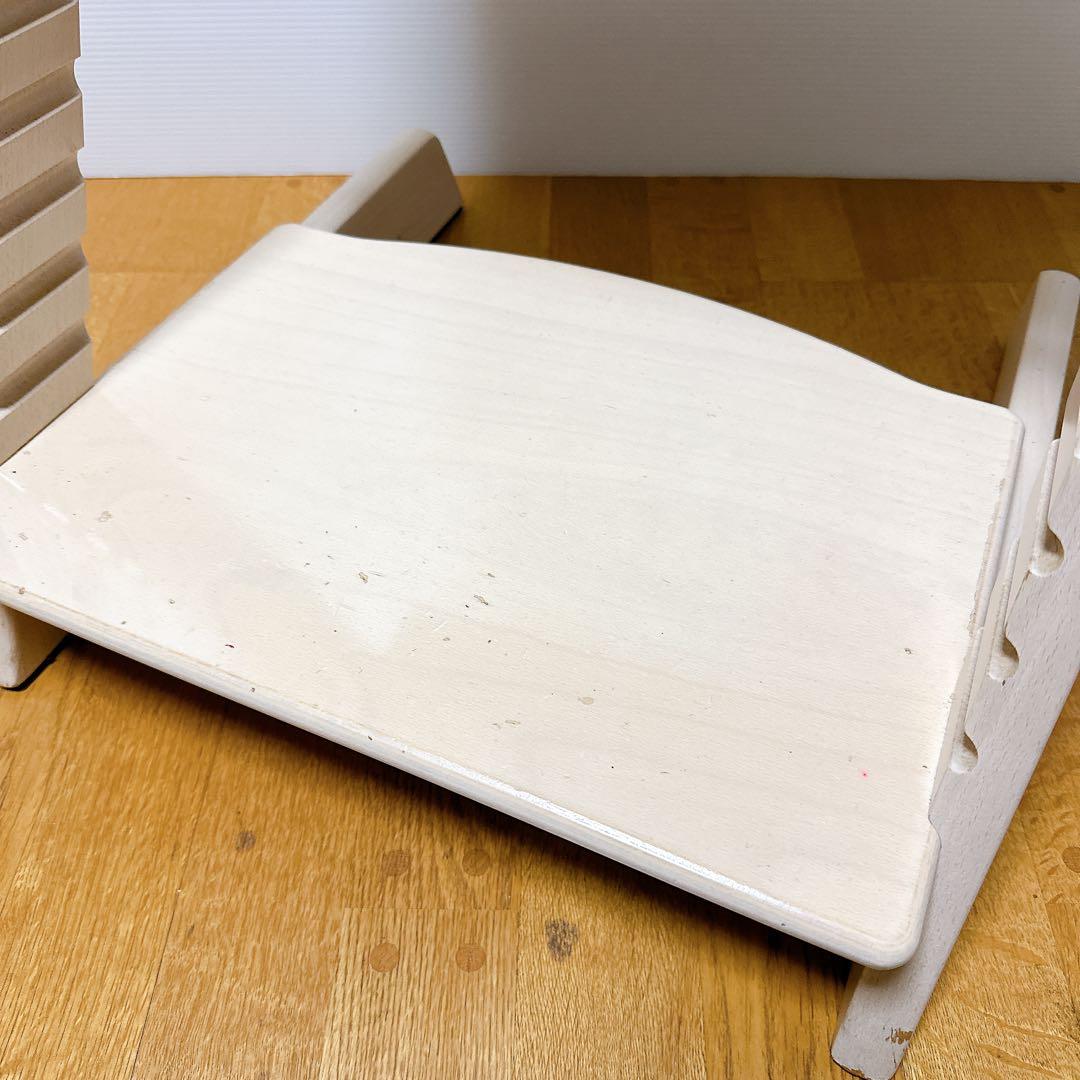 【新型ベビーセット付】シリアル4 ストッケ トリップトラップ ホワイトウォッシュ