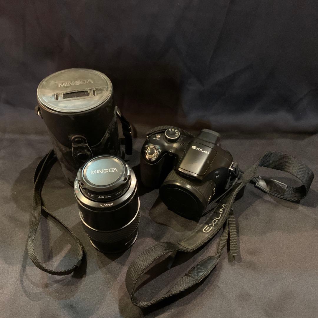 CASIO デジタル一眼レフカメラ MINOLTA 49mmレンズ付き