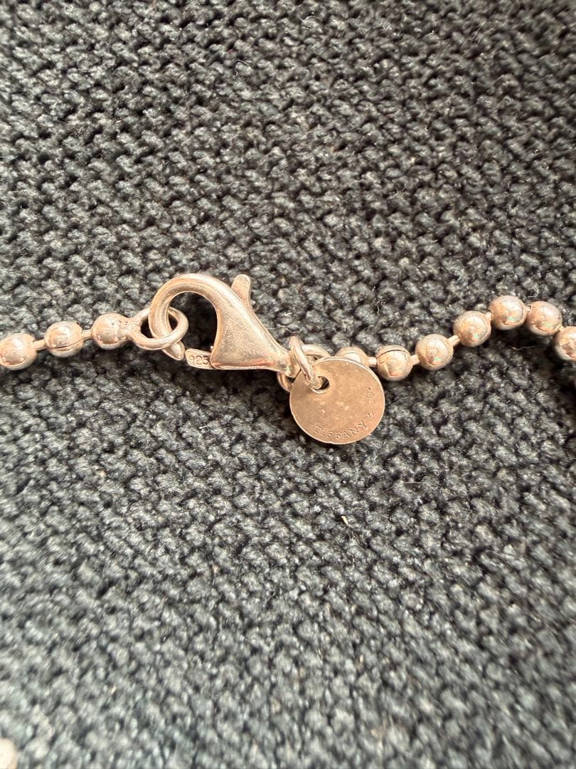 Tiffany & Co. シルバーボールチェーンネックレス