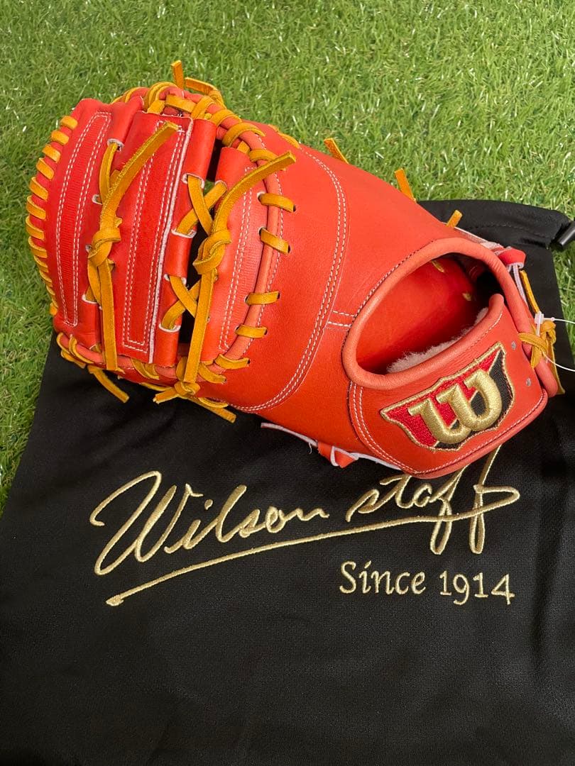 新品　硬式用 Wilson Staff 一塁手用(左投げ) 3F型　オレンジ