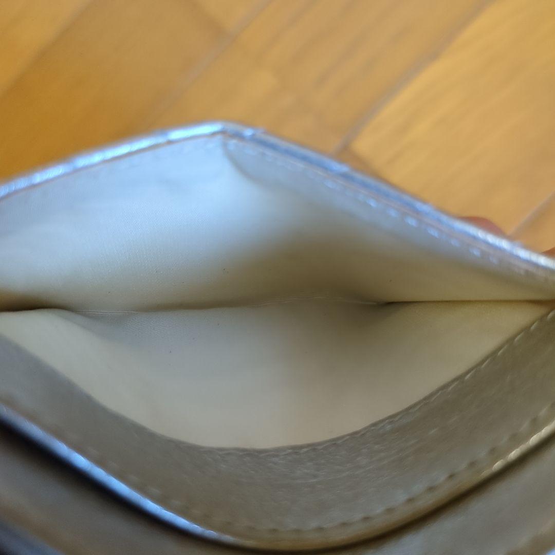 CHANEL シルバー キルティング 名刺入れ　定期入れ　パスケース