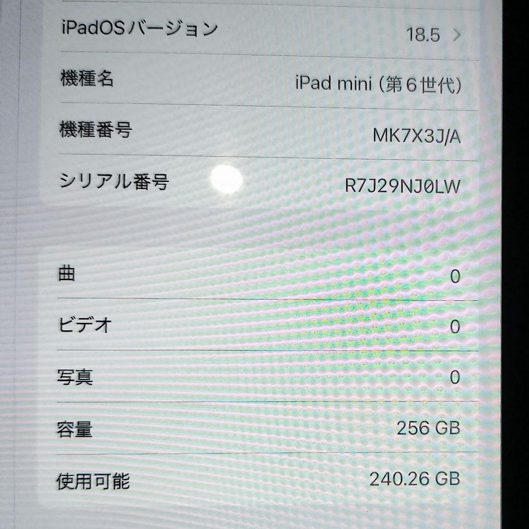 iPad mini 6 Wi-Fiモデル 256GB