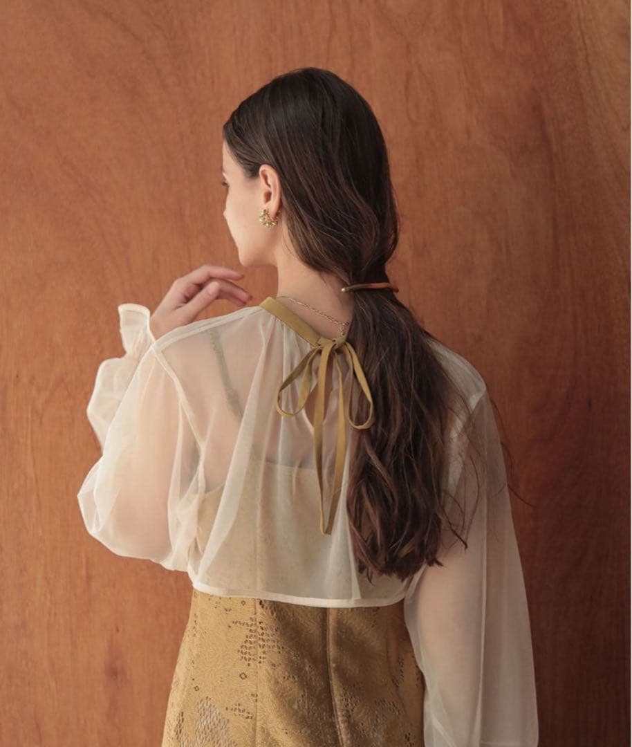 5★新品タグ付き★ドリードール　3wayシフォンボレロ&レースキャミドレス　L