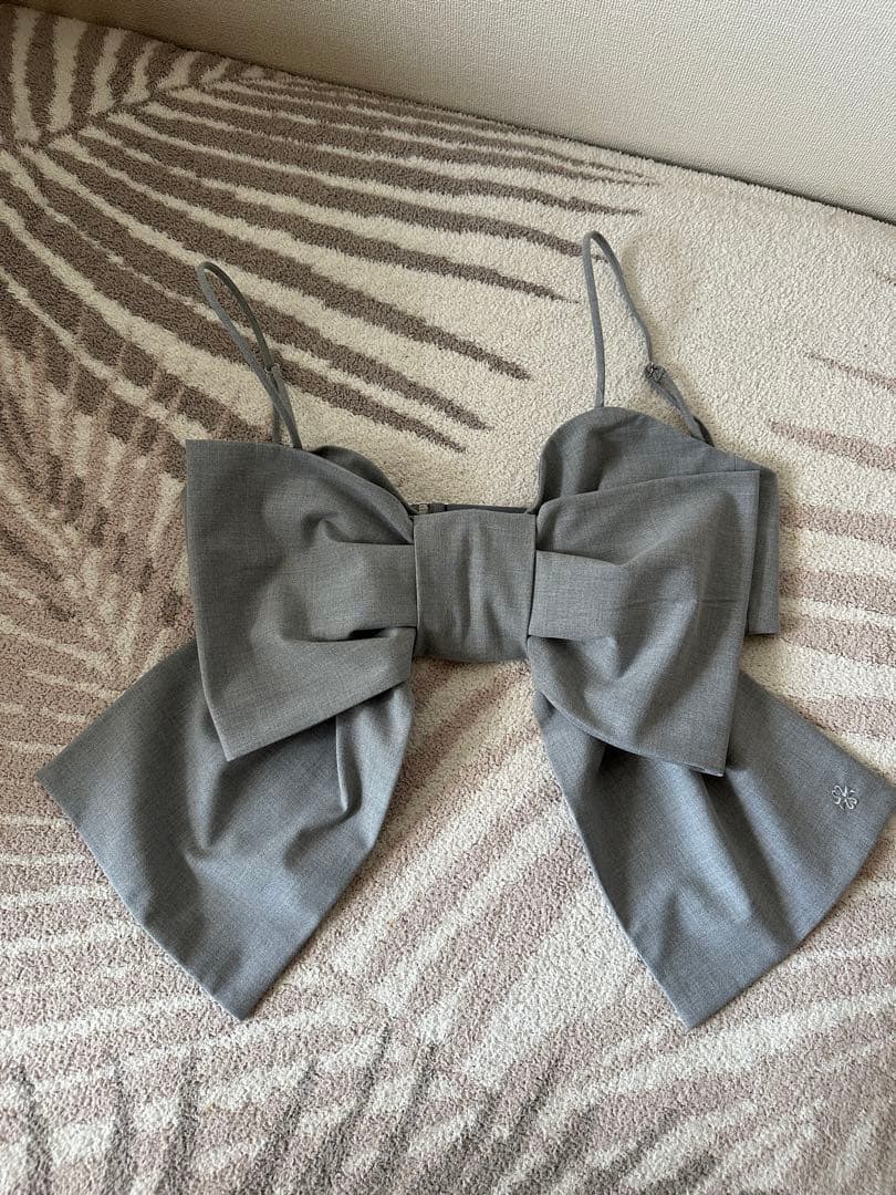 グレー リボンビスチェ　SORIN 未使用に近い