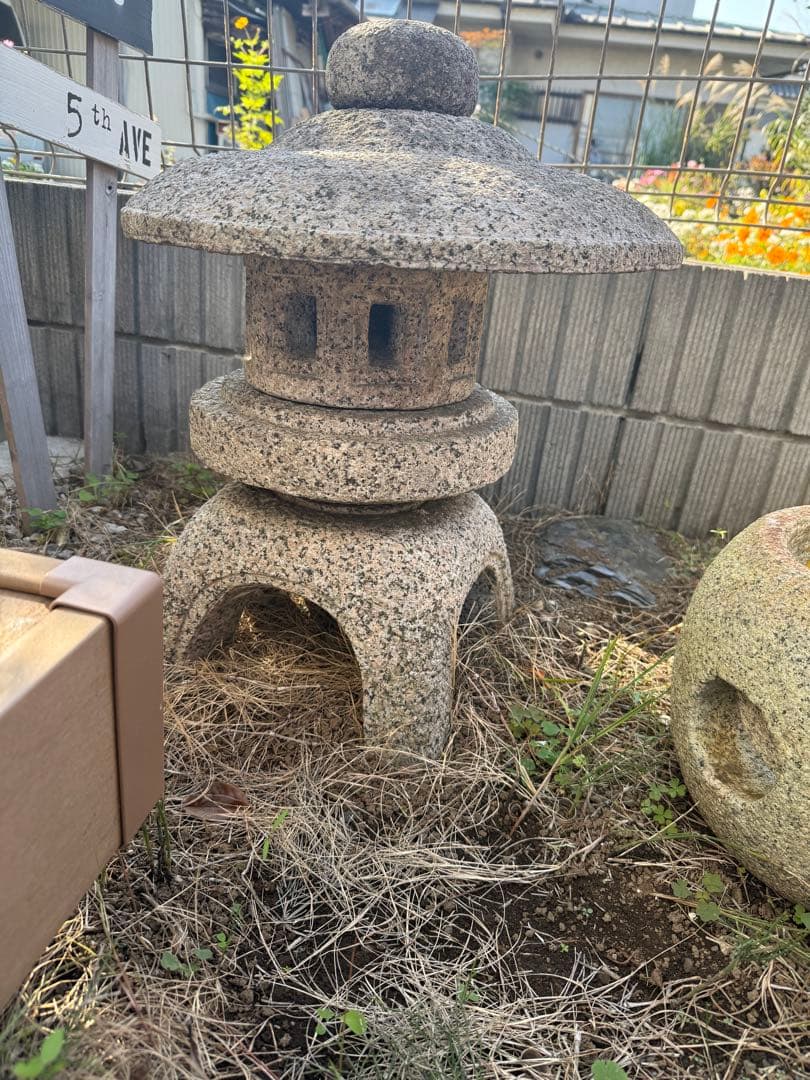 灯籠　庭　引き取り限定