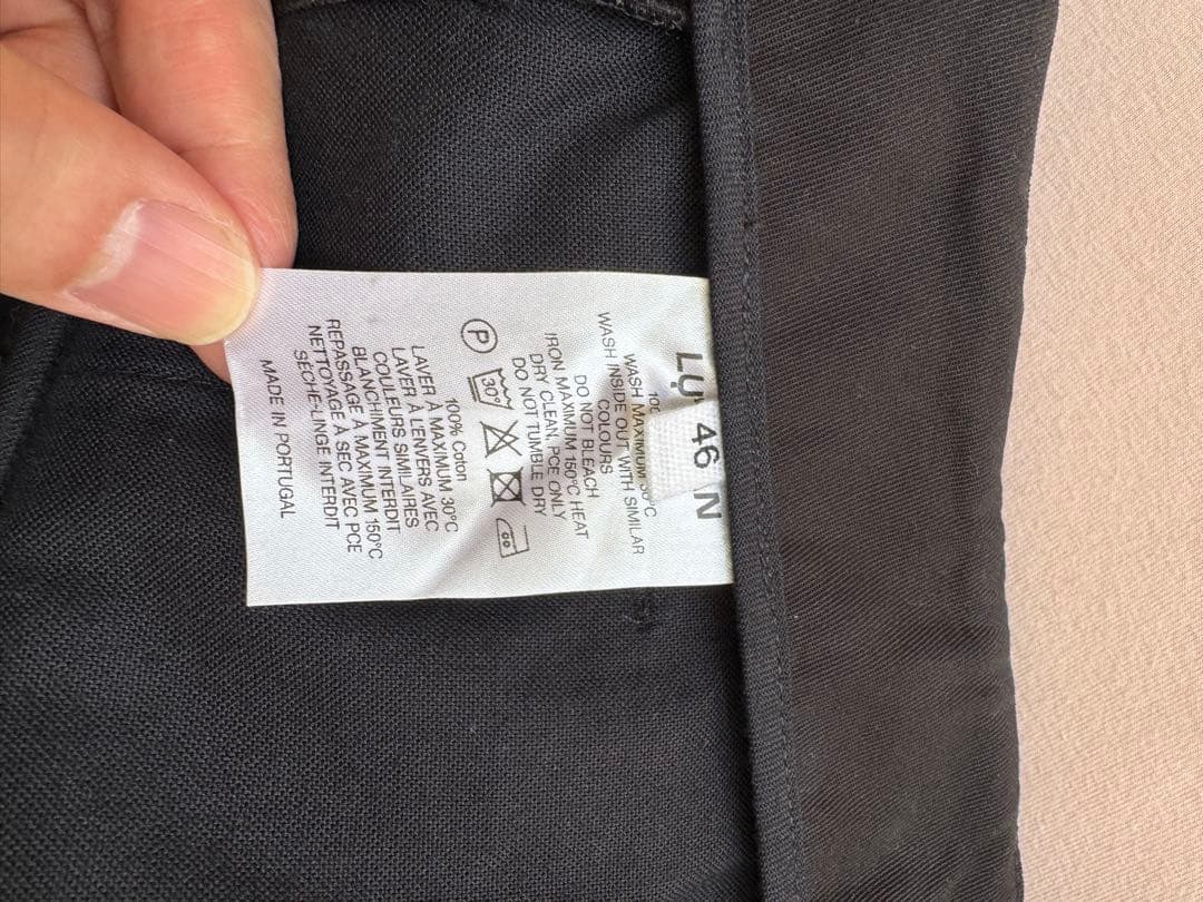 LU’U DAN ルーダン　ボンタン　スラックス　パンツ　ブラック　46 M