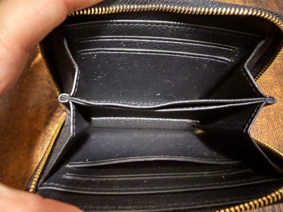 美品✨ルイヴィトン ジッピーパース モノグラム アンプラント ブラック