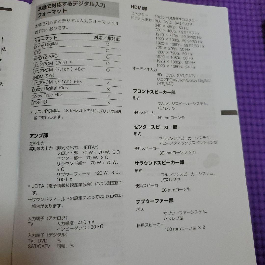 SONY シアタースタンド RHT-G950 ブラック