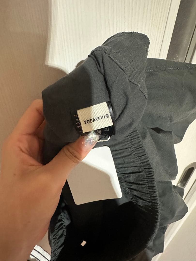 【todayful】 Gather Balloon Shorts 38ブラック