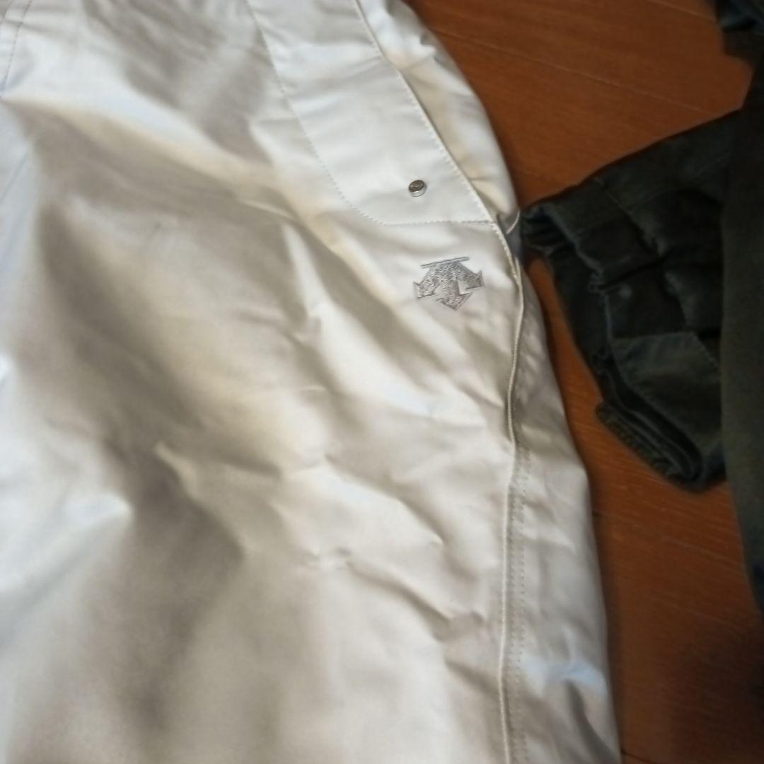 【9号】デサント　スキーウェア　黒　ブラック　柄　レディース