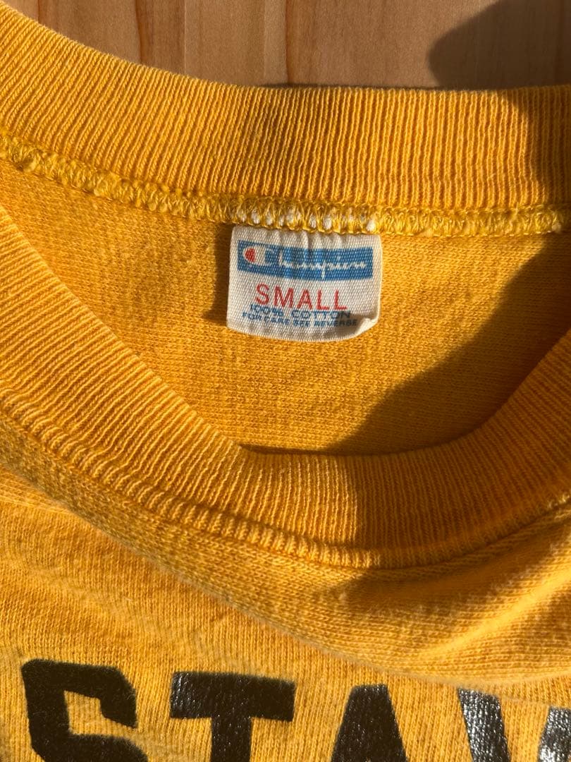 70s バータグ　champion チャンピオン　フットボールTシャツ