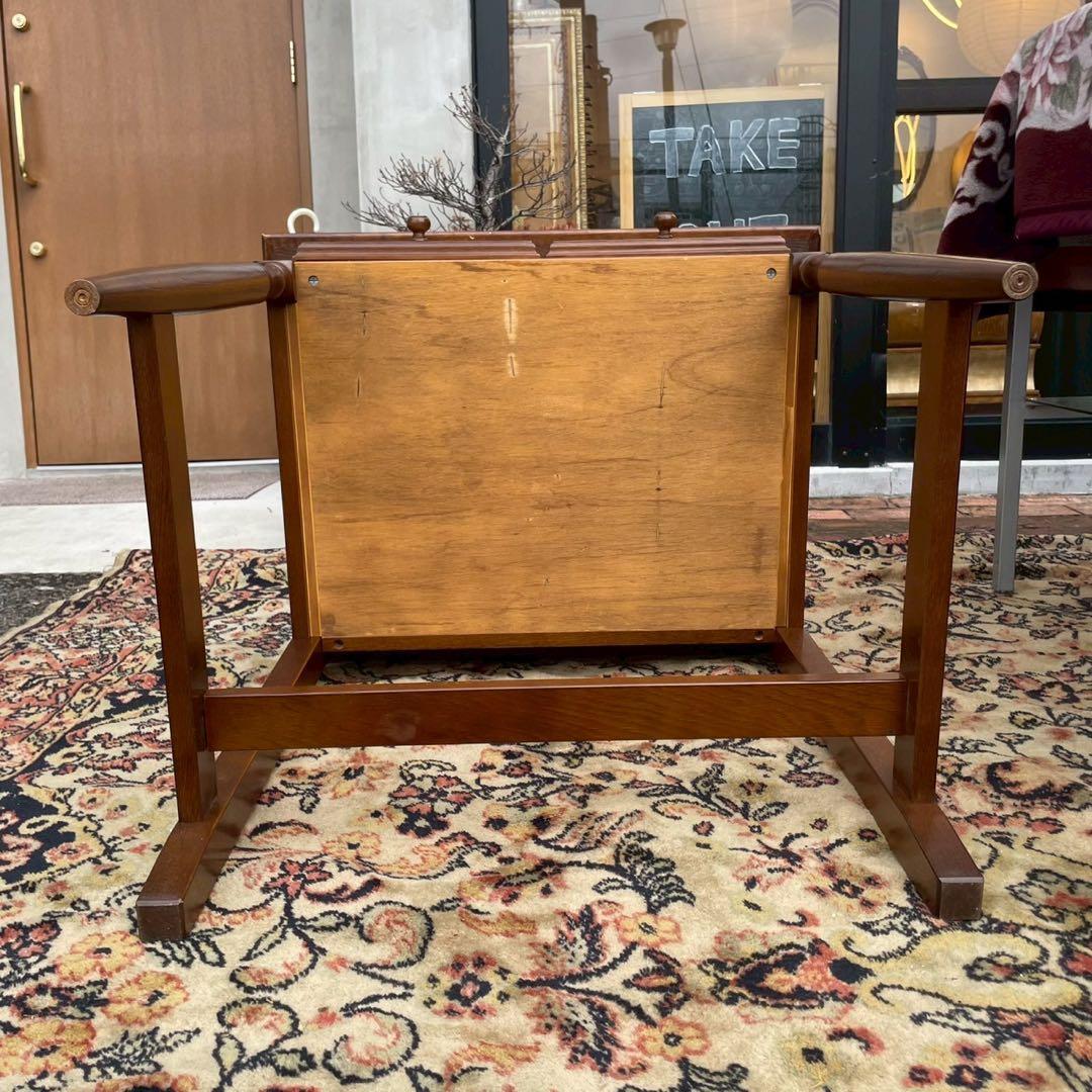 木製パーソナルデスク　アンティーク調