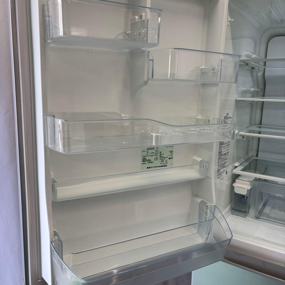 535⭕️冷蔵庫　ベジータ　大型　400㍑級　左開　自動製氷　中古　安い　設置無料