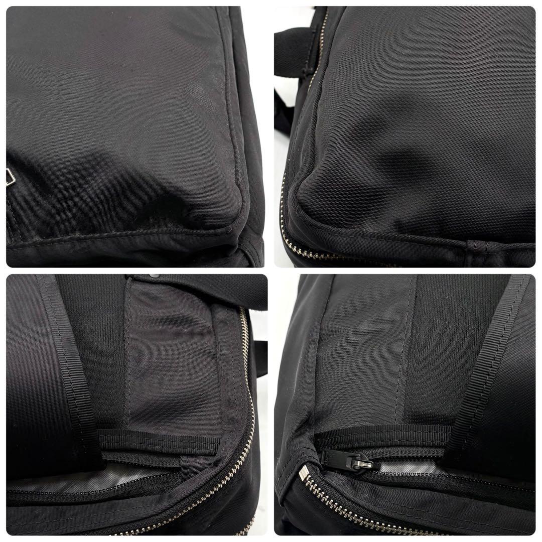 【美品】ポーター リフト 3way ビジネスバッグ リュック ナイロン ブラック