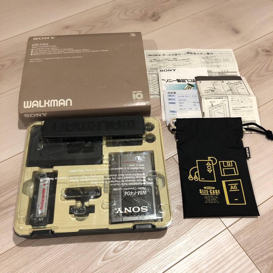 動作 半確認）SONY WM-F404 ウォークマン カセットプレーヤー