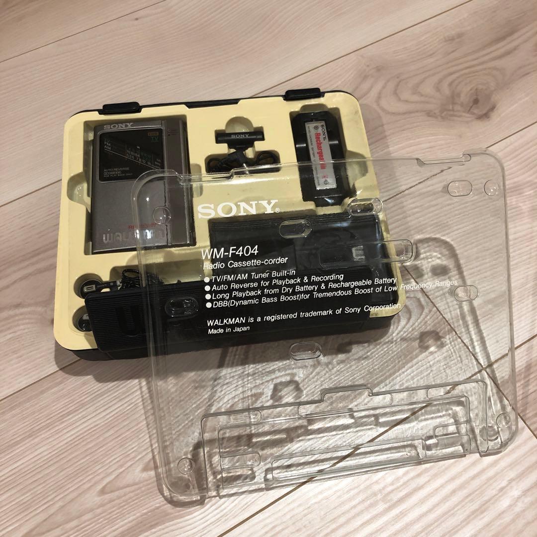 動作 半確認）SONY WM-F404 ウォークマン カセットプレーヤー