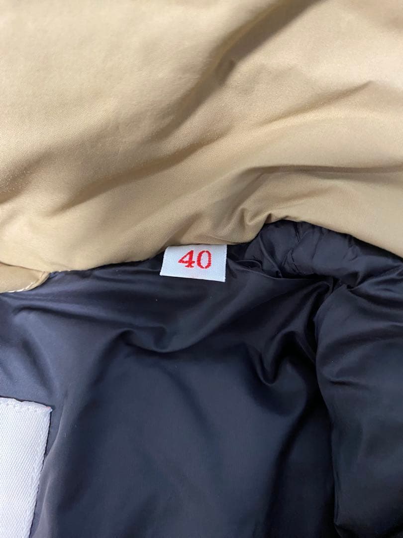 DANTON　ホワイトグースダウン　40 ダウンジャケット　2WAY