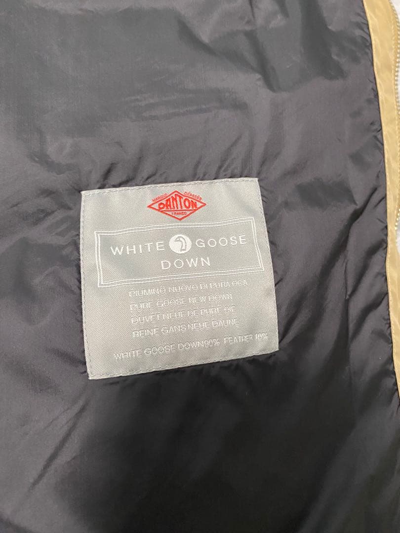 DANTON　ホワイトグースダウン　40 ダウンジャケット　2WAY