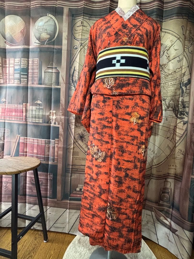 みか 浴衣 正絹小紋 羽織 マジョリカ 福袋