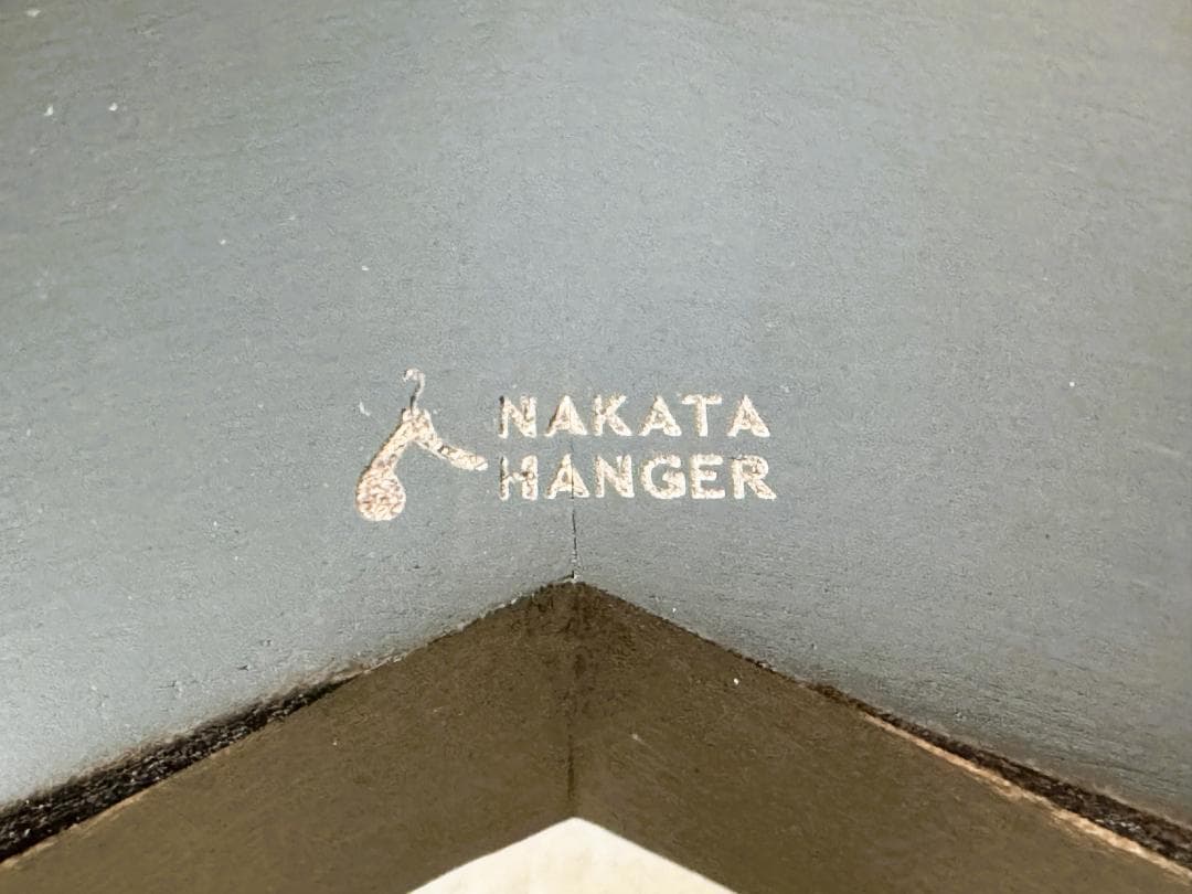 ナカタハンガー スーツハンガー 5本組 スモークブラウン 430mm