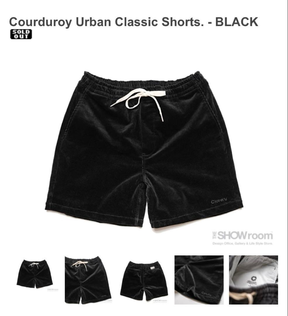 【Cloveru】Courduroy Urban Classic Shorts