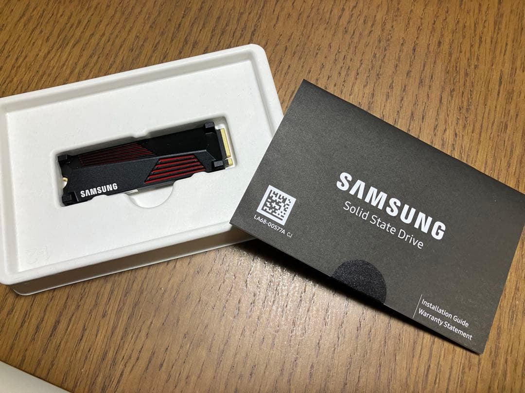 【新品•購入証明あり】サムスン 990PRO 2TB SSD (ヒートシンク付)