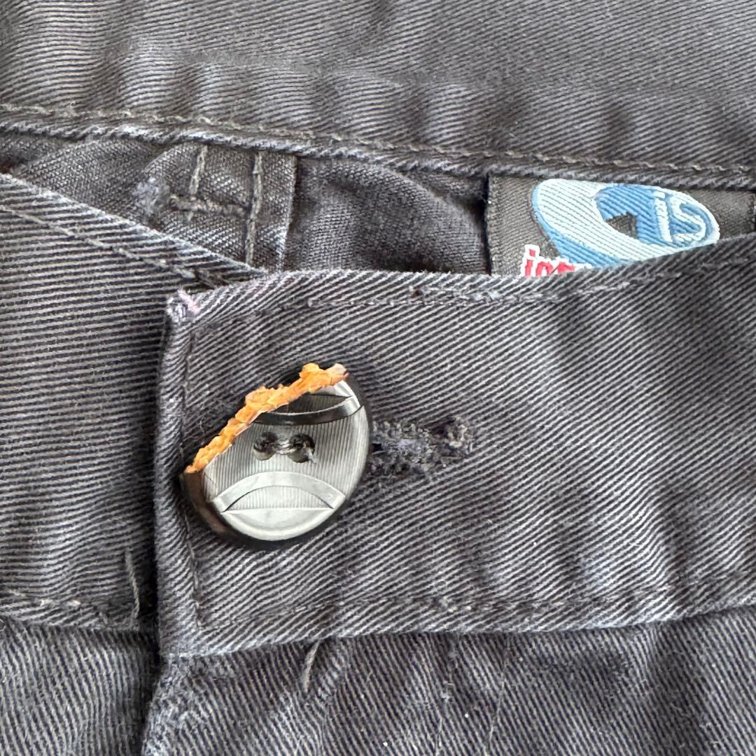 極太ワイドバギー 米国製 INTERSTATE インターステート パンツ 黒