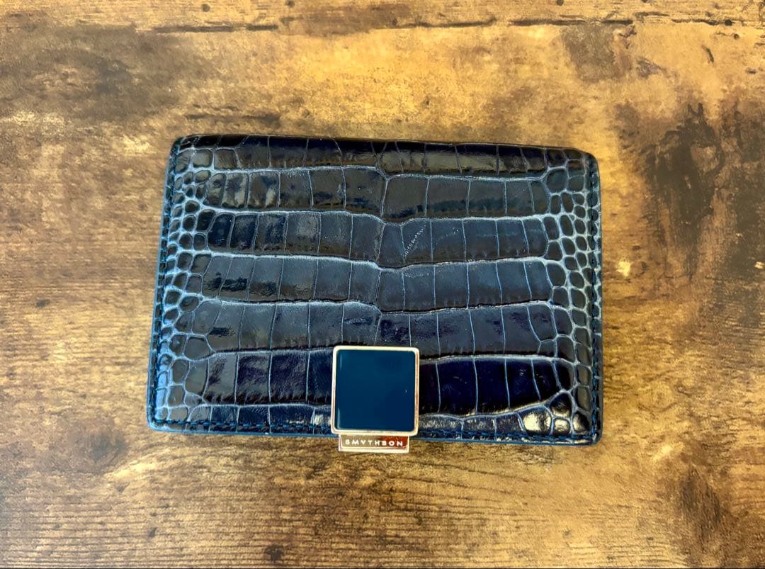 【最終価格】スマイソン　クロコダイル　名刺入れ　カードケース
