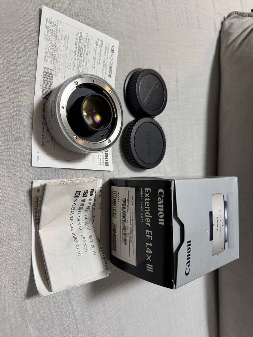 【極美品】Canon エクステンダー EF1.4X III Extender