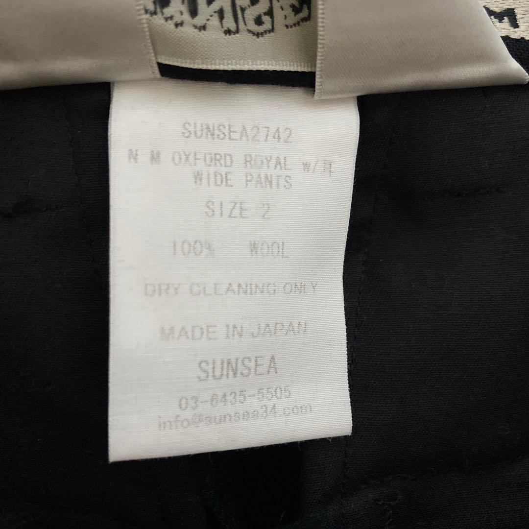 SUNSEA N.M Oxford  w/耳 WIDE Pants