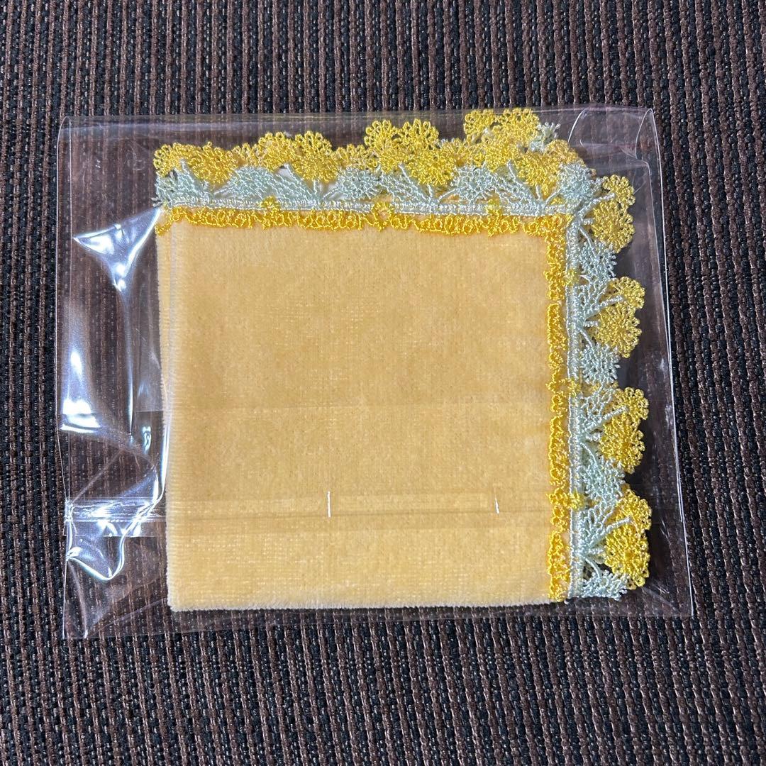 新品レア 近沢レース ミニタオルハンカチ たんぽぽセット