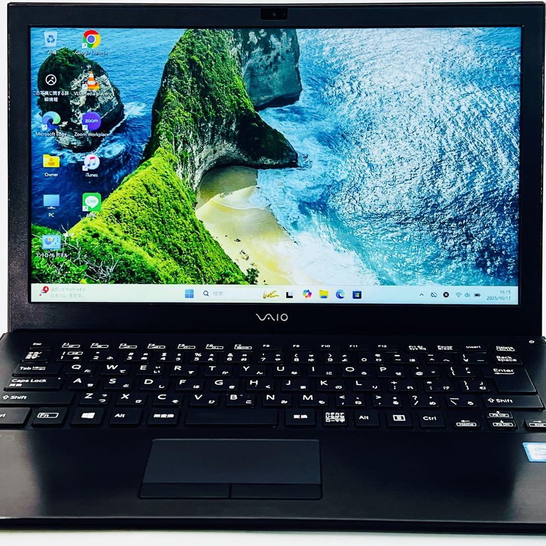 VAIO Corei5 8GB ノートパソコン Windows11 オフィス付き